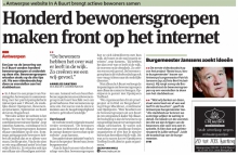 in de gazet